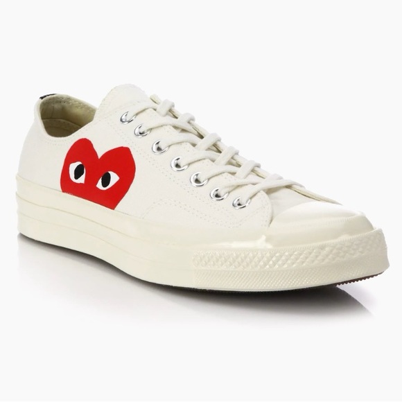 EUC 5M/7W Comme des Garcons PLAY x Converse Chuck Taylor Sneakers - Picture 1 of 6